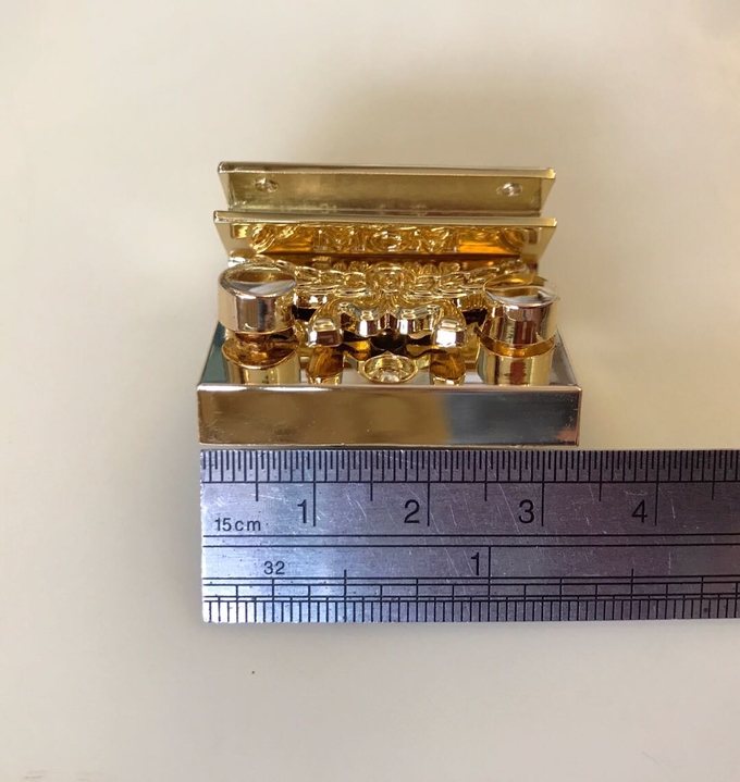 Υλικό Dustproof L8cm 5 πορτοφολιών κλειδαριών συστροφής τσαντών μετάλλων διακοσμήσεων