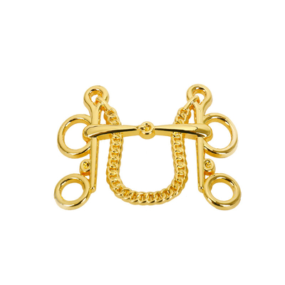 Χρυσό μέρος διακοσμήσεων κλειδαριών τσαντών εξαρτημάτων κλειδαριών μετάλλων μόδας