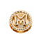 Εξαιρετική Στρογγυλή διακόσμηση με γράμματα M Τσάντα κλειδαριά Τσάντες Τσάντες Αξεσουάρ πορτοφολιού