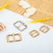 Χρυσή τετραγωνική πόρπη ενάντιο στη φθορά ISO9001 ζωνών σακιδίων πλάτης